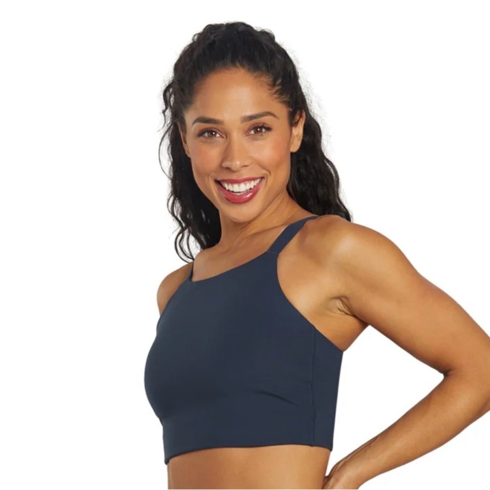 Girlfriend Collective‎ Mia Bra Deep Blue